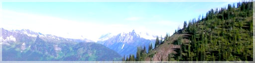 Mountain view from helicopter in northern end of Kootenay Arc BC