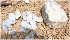 Smoky quartz considered waste returned value fo 8.1 oz/t Gold / Jolodah /Grand Kru