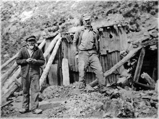 Turn of the century Ainsworth miners /  King Solomon