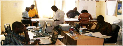 A portion of Liberty’s geological department in Monrovia, Liberia