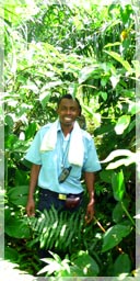 Geologist Augustine Kumi in the mighty Nimba jungle / Mafic